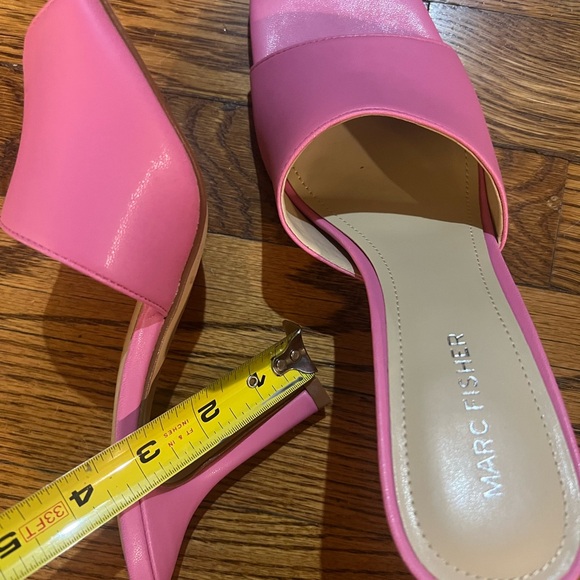 Marc Fisher pink Square Toe heels - Picture 4 of 5